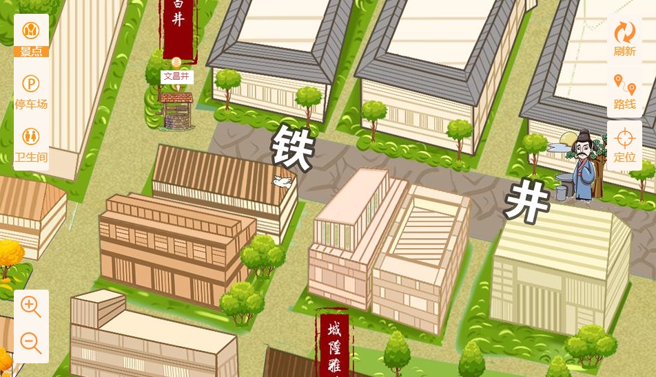 渔洋镇智慧景区：手绘地图与语音导览的完美融合